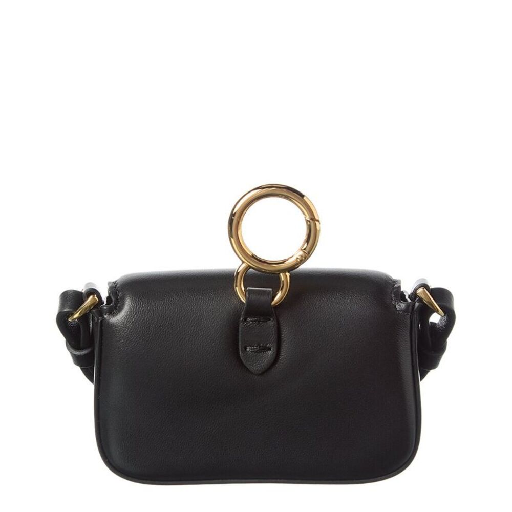 Fendi Baguette Leather Bag Charm, Black - Picture 2 of 4